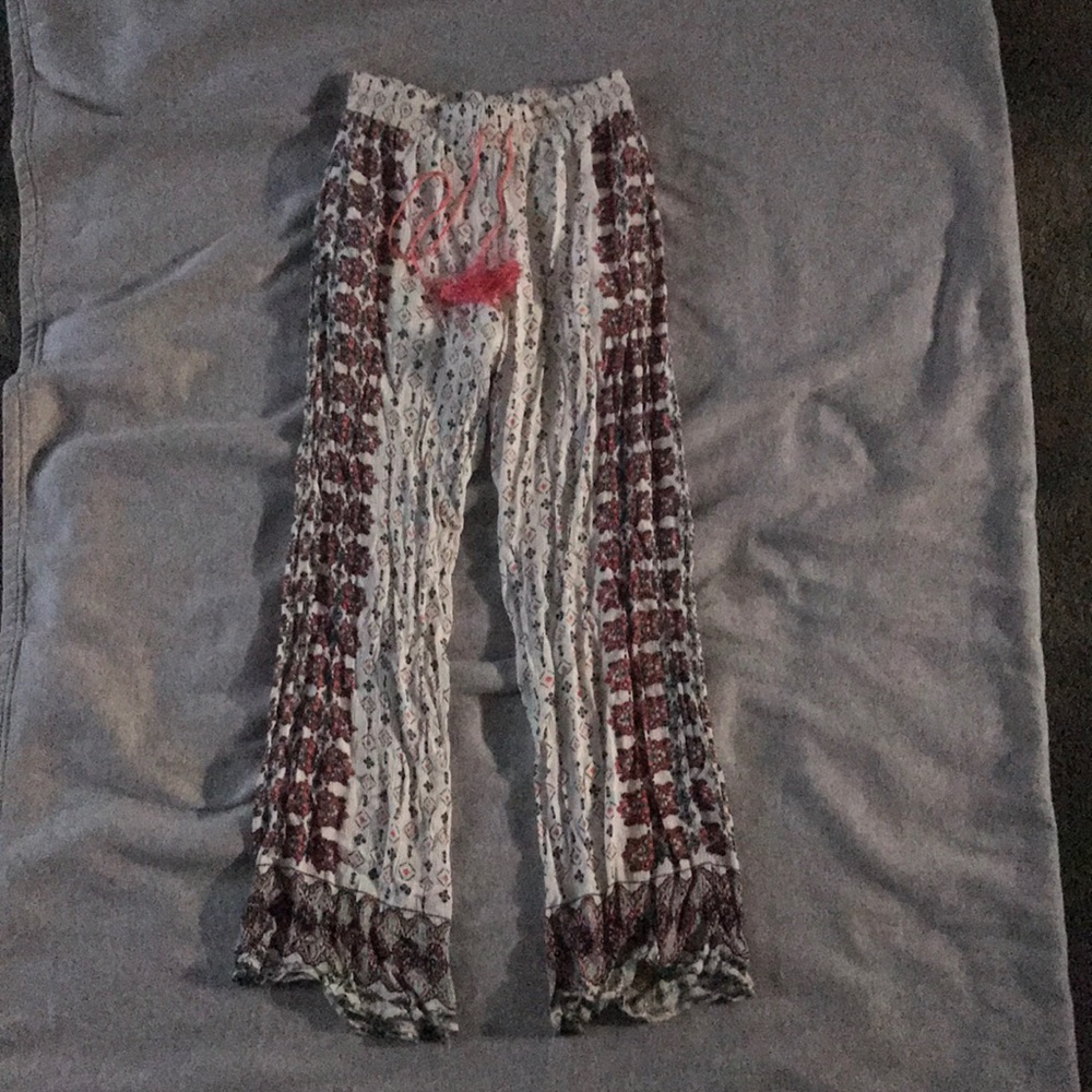 Pattered Flowy Pants